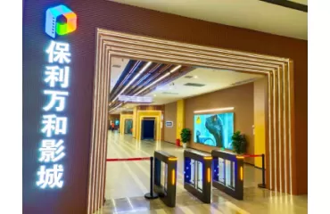 The case of the swing gate installed in the cinema