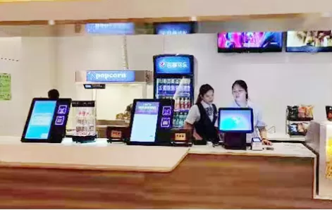 Desktop Pos System Machine Touch Screen Payment Kiosk Self Service Order Kiosk