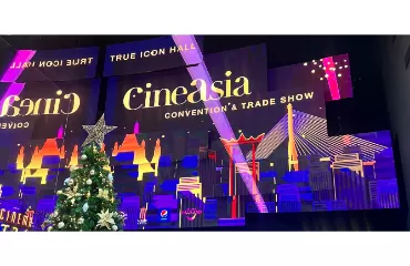 CineAsia cinema equipment exhibition in Bangkok, Thailand