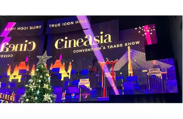 CineAsia cinema equipment exhibition in Bangkok, Thailand